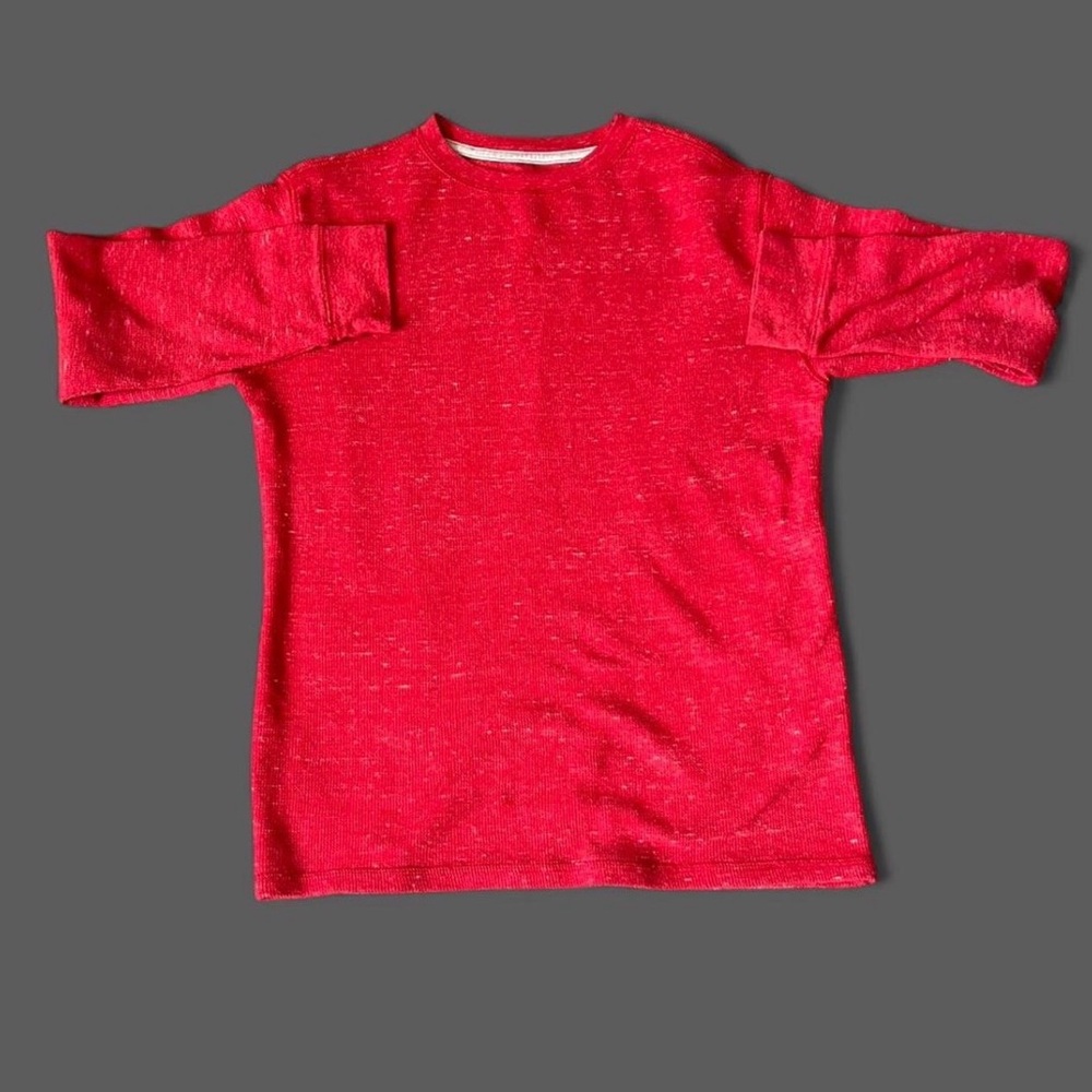 faded glory long sleeve in soft red 🍎✨